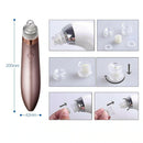 Chargeable Blackhead Removal Machine Black Head Remover Machine - Acne Pimple Pore Cleaner Vacuum Suction Tool Blackhead Removal On Nose Sucking Machine Blackheads Removal Device Derma Suction