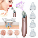 Chargeable Blackhead Removal Machine Black Head Remover Machine - Acne Pimple Pore Cleaner Vacuum Suction Tool Blackhead Removal On Nose Sucking Machine Blackheads Removal Device Derma Suction